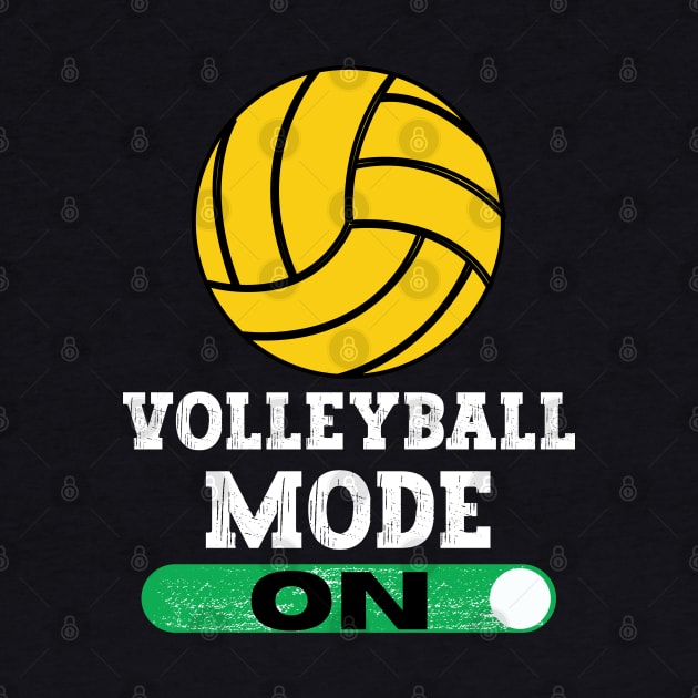 Volleyball  Mode On by footballomatic